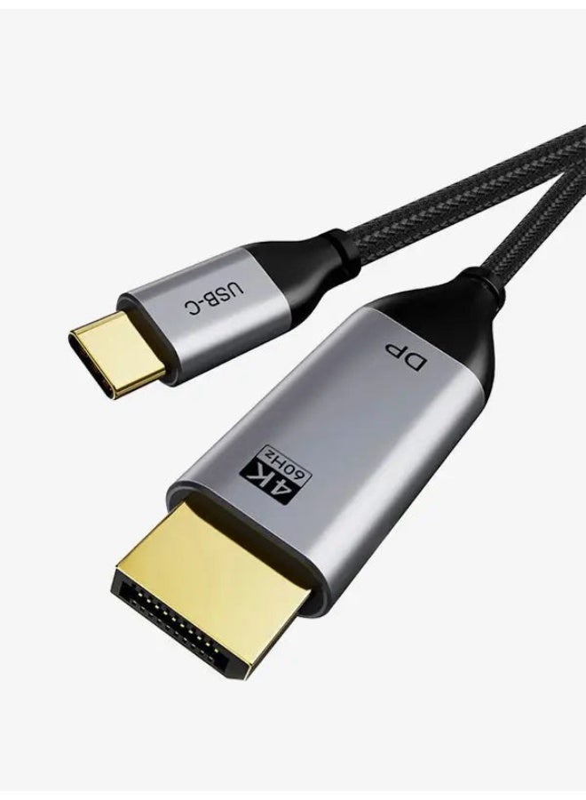كابل تايم كابل USB-C إلى DisplayPort 1.2 يدعم دقة 4K بمعدل 60 هرتز - Image 1
